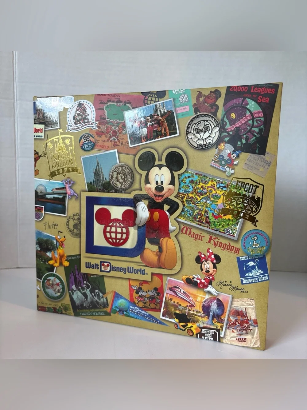 Walt Disney World 40th Anniversary Mickey Photo Album Vacation Memory Scrapbook